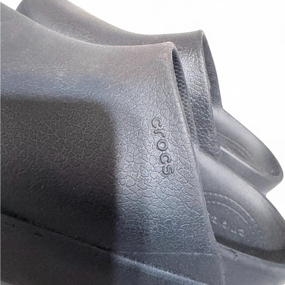 CROCS Black Platform Mules - Picture 3 of 3